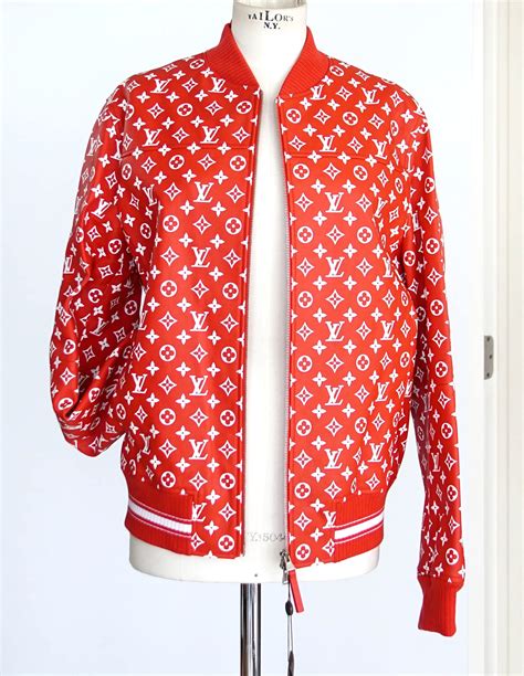 supreme x lv bomber jacket